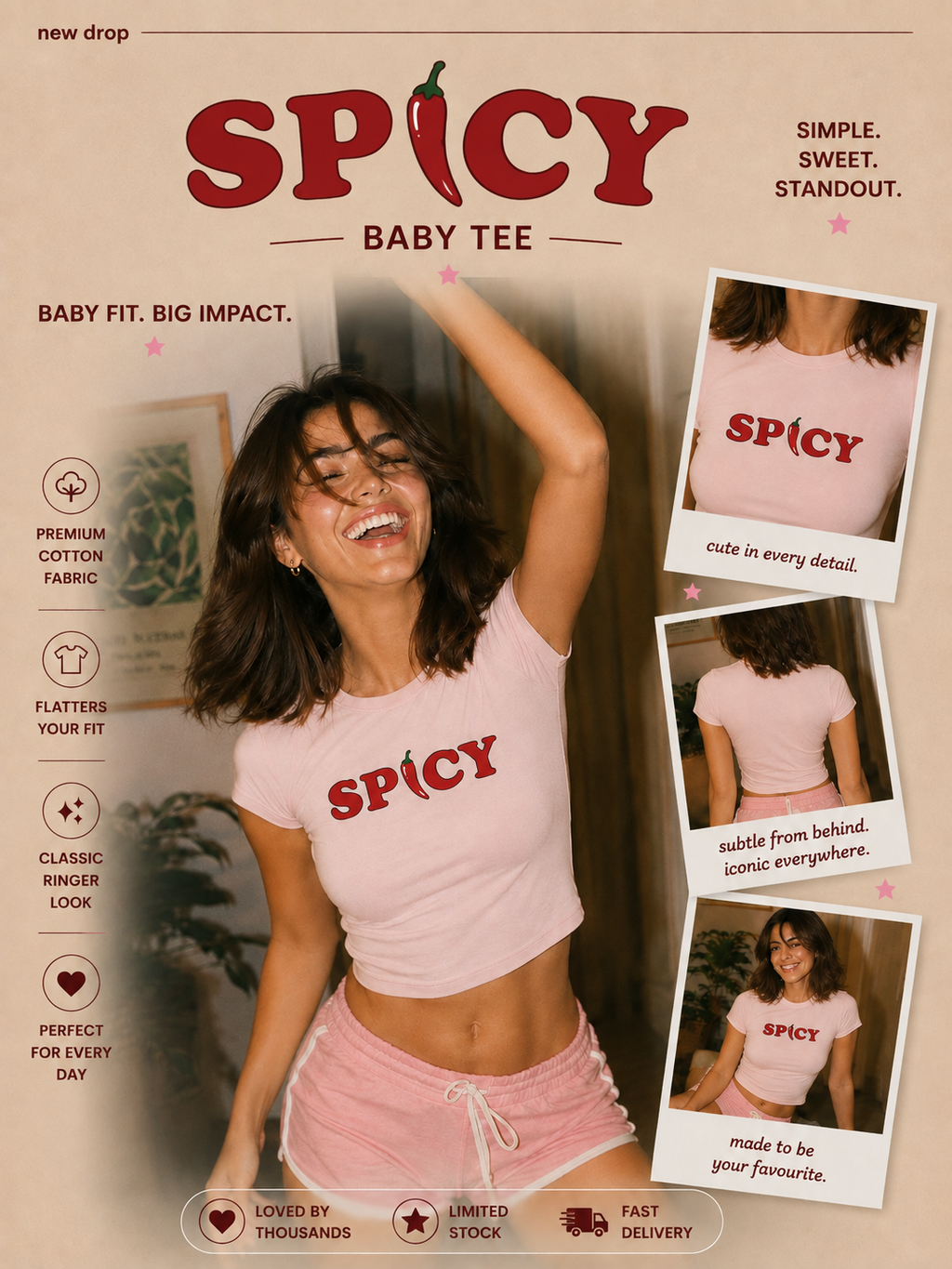 Spicy Baby Tee