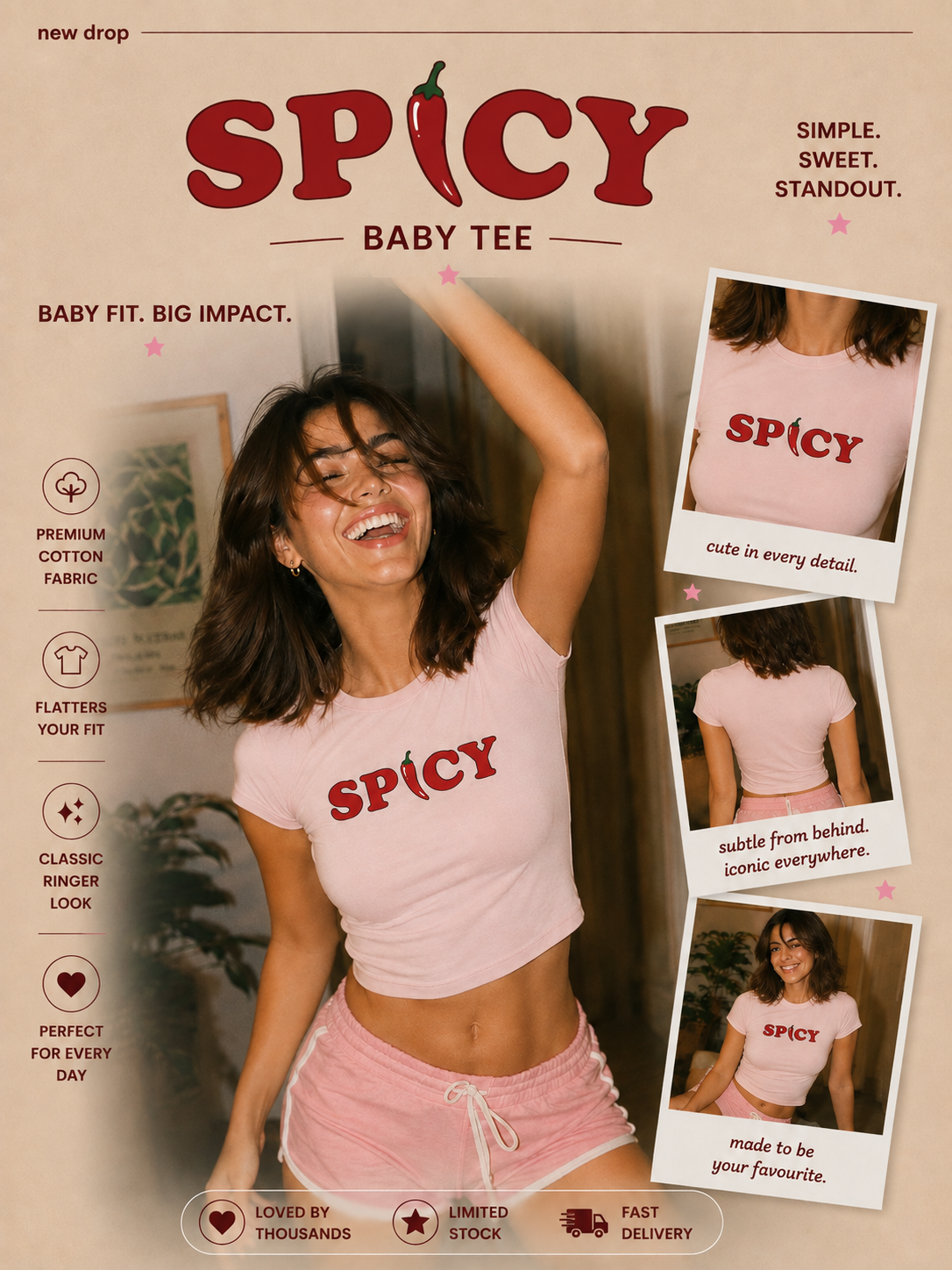 Spicy Baby Tee