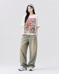 Cherry Riviera Oversized Tee