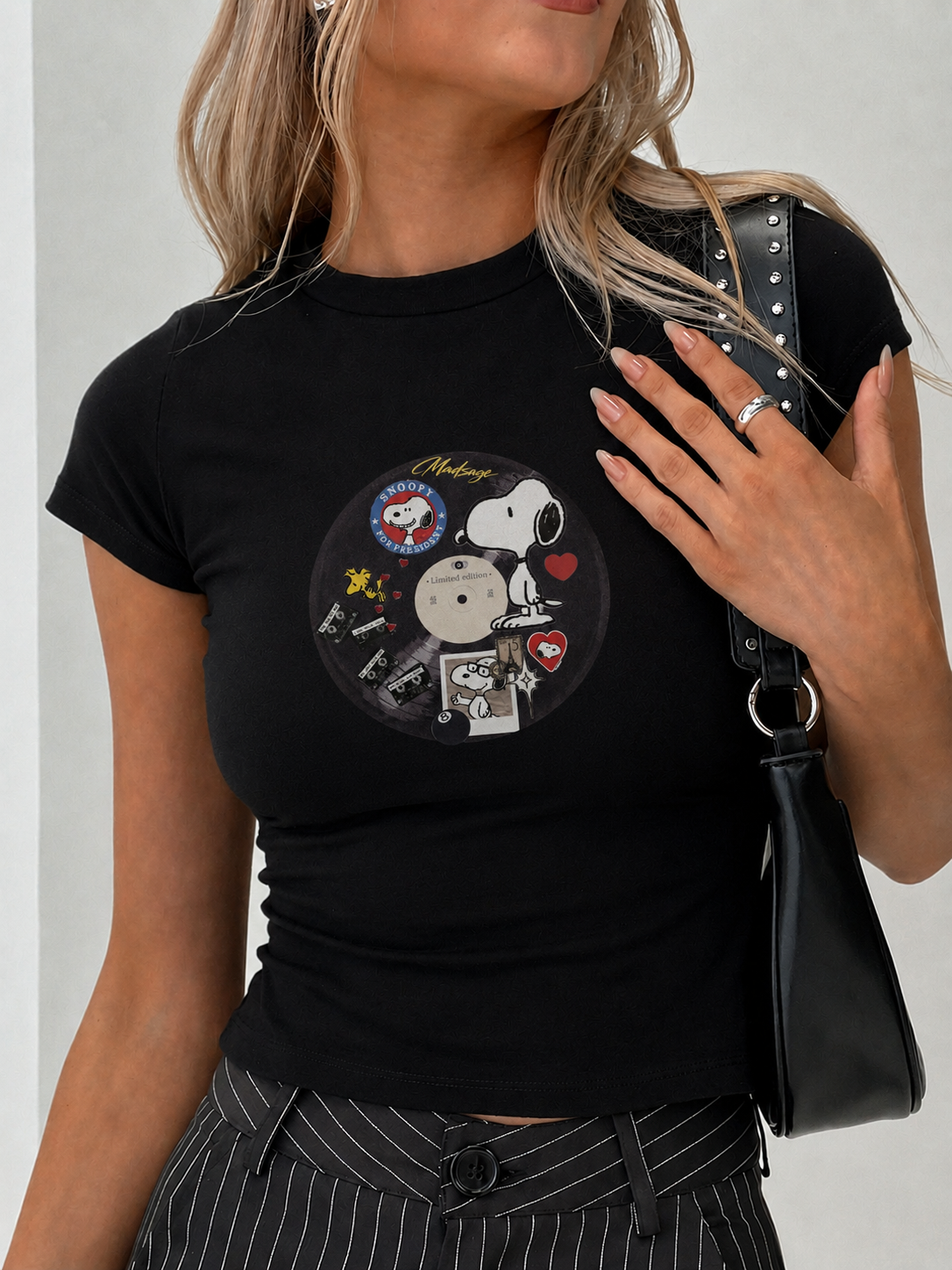 Madsage Halo Bunny Baby Tee