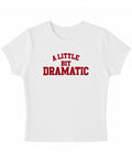 White Baby Tee Front Design