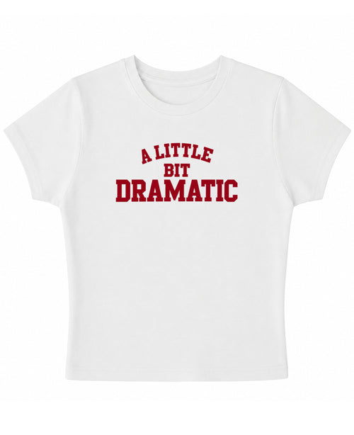 White Baby Tee Front Design