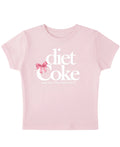 Baby Pink Baby Tee Front Design