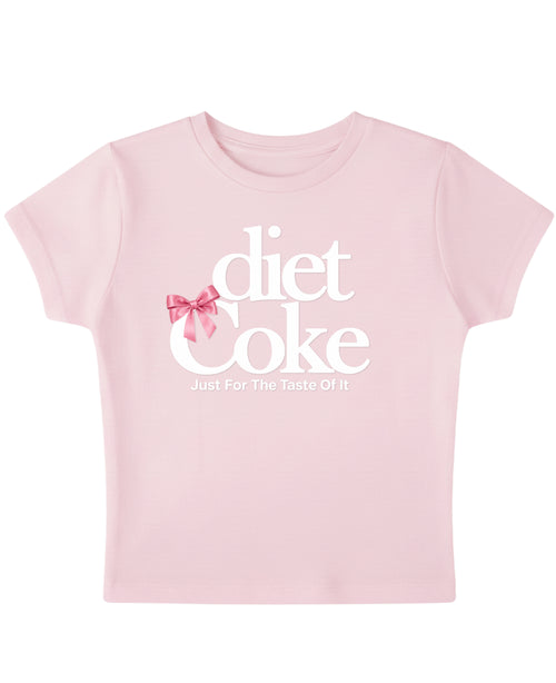 Baby Pink Baby Tee Front Design