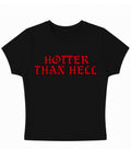 Black Baby Tee Front Design