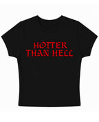 Black Baby Tee Front Design