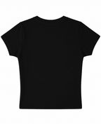 Black Baby Tee Back Design