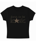 Black Baby Tee Front Design
