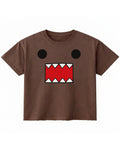 Brown Boxy Fit T-shirt Front Design