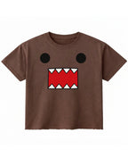Brown Boxy Fit T-shirt Front Design