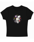 Black Baby Tee Front Design