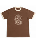 Mousse & Cream Ringer tee Front Design