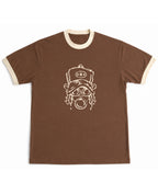 Mousse & Cream Ringer tee Front Design