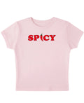 Baby Pink Baby Tee Front Design
