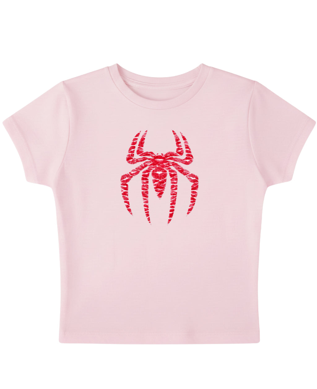 Baby Pink Baby Tee Front Design