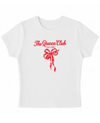 White Baby Tee Front Design