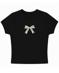 Black Baby Tee Front Design