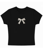Black Baby Tee Front Design